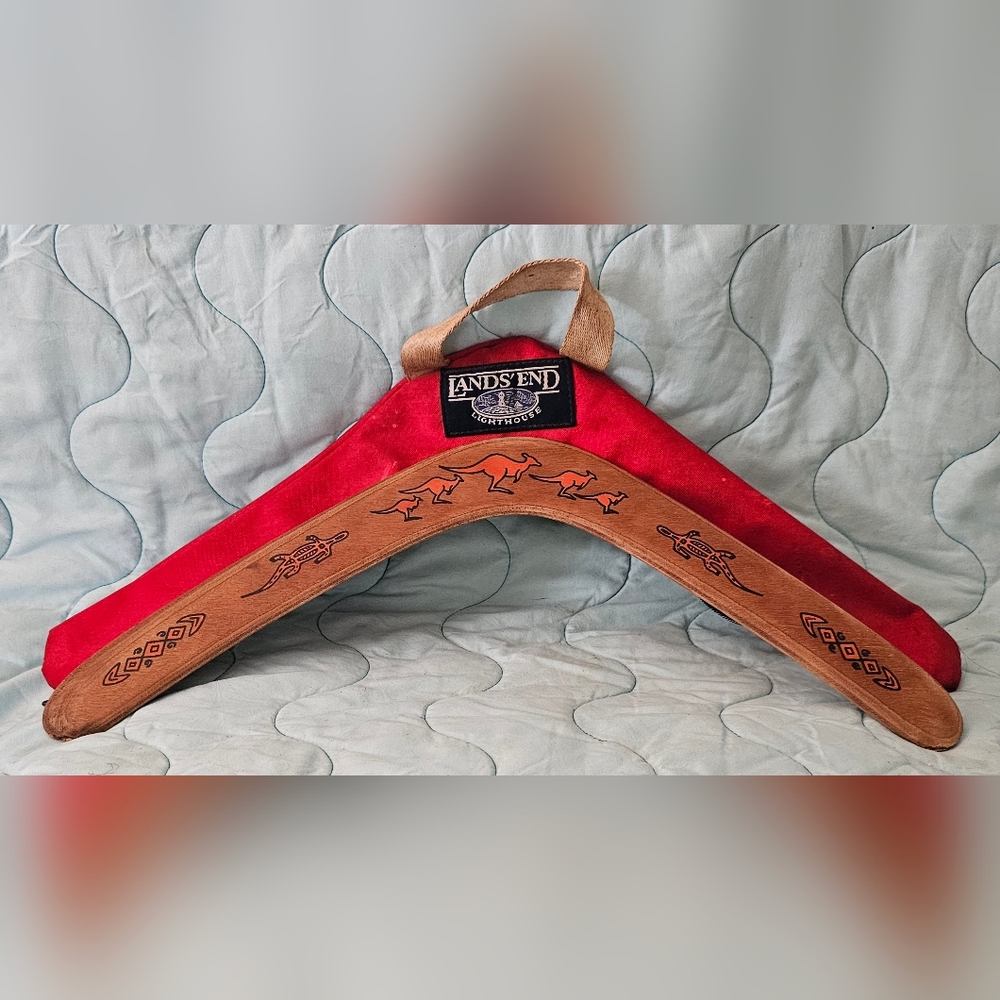 Wooden Boomerang with case